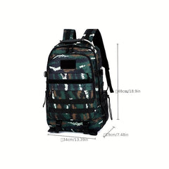 Camouflage Waterproof Nylon Backpack for Sports and Tactics
