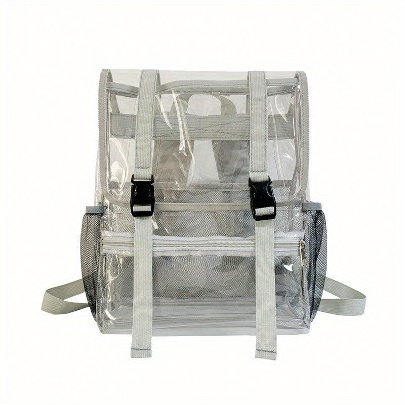 Transparent PVC Large Capacity Travel Backpack Casual Boys And Girls Backpack