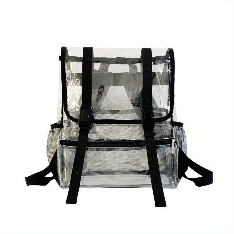 Transparent PVC Large Capacity Travel Backpack Casual Boys And Girls Backpack