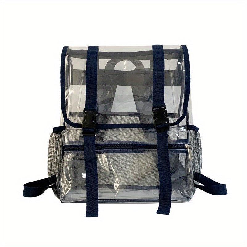 Transparent PVC Large Capacity Travel Backpack Casual Boys And Girls Backpack