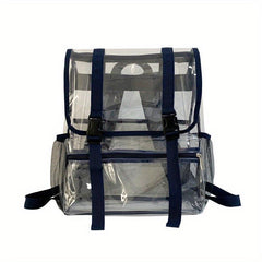 Transparent PVC Large Capacity Travel Backpack Casual Boys And Girls Backpack