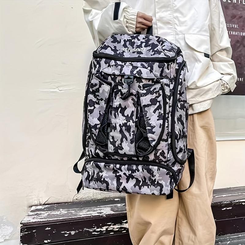 Outdoor Sports Backpack With Shoe Compartment Basketball Bag