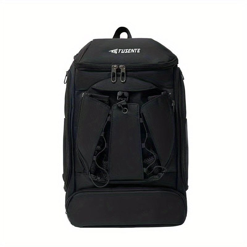 Outdoor Sports Backpack With Shoe Compartment Basketball Bag