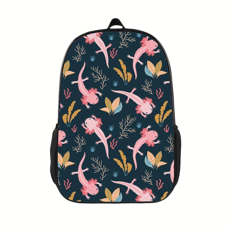Newt Backpack 3D Print School Bag Laptop Outdoor Travel Bag