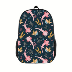 Newt Backpack 3D Print School Bag Laptop Outdoor Travel Bag