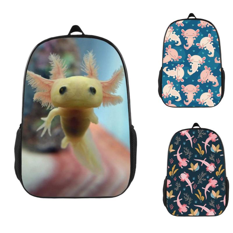 Newt Backpack 3D Print School Bag Laptop Outdoor Travel Bag