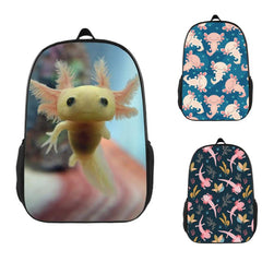 Newt Backpack 3D Print School Bag Laptop Outdoor Travel Bag