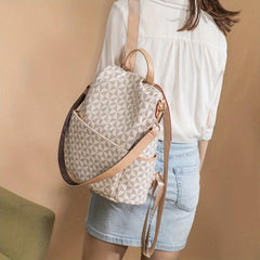 Anti-theft Large Capacity Soft Leather Travel Backpack