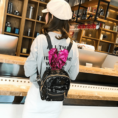 Rabbit Ear Shape Backpack With Purple Sequins PU Backpack