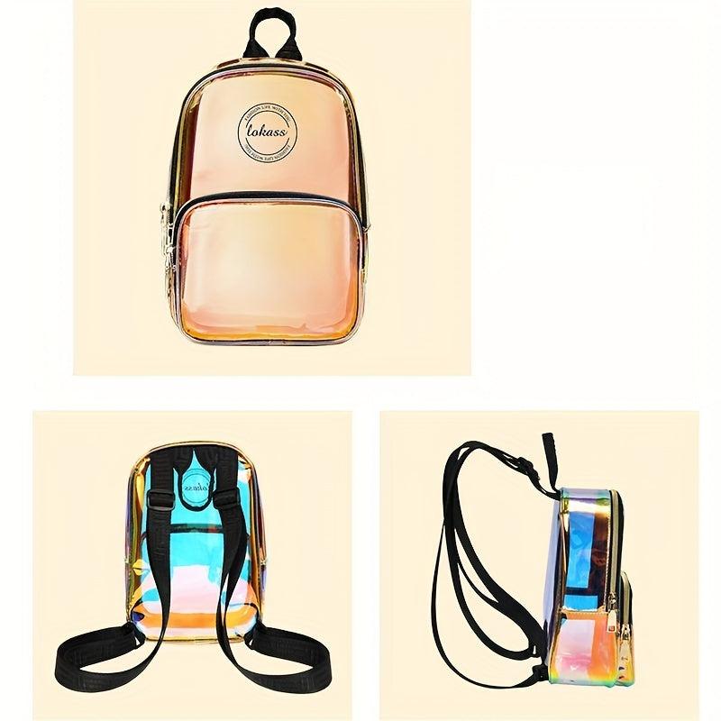 Casual Laser Waterproof PVC Backpack