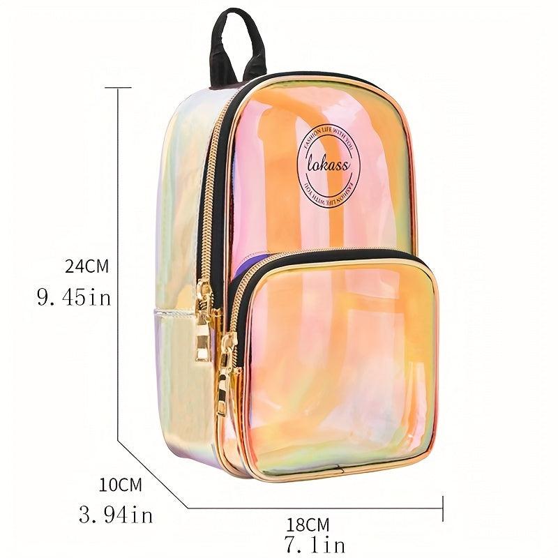 Casual Laser Waterproof PVC Backpack