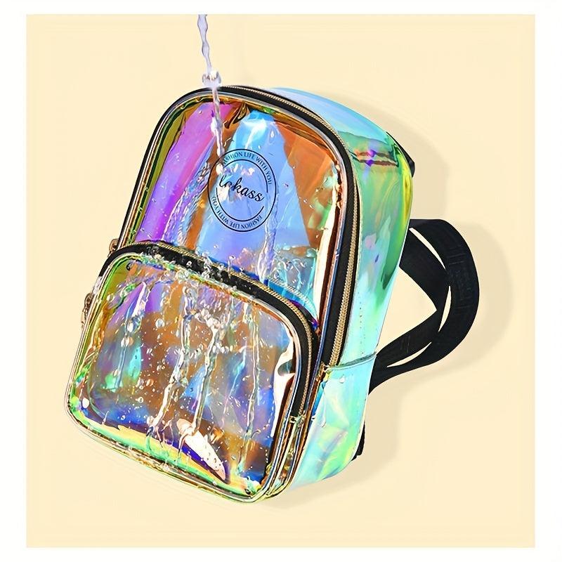 Casual Laser Waterproof PVC Backpack