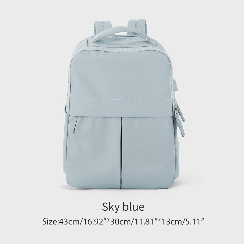 Men's Large Capacity Computer Backpack with USB Charging Port