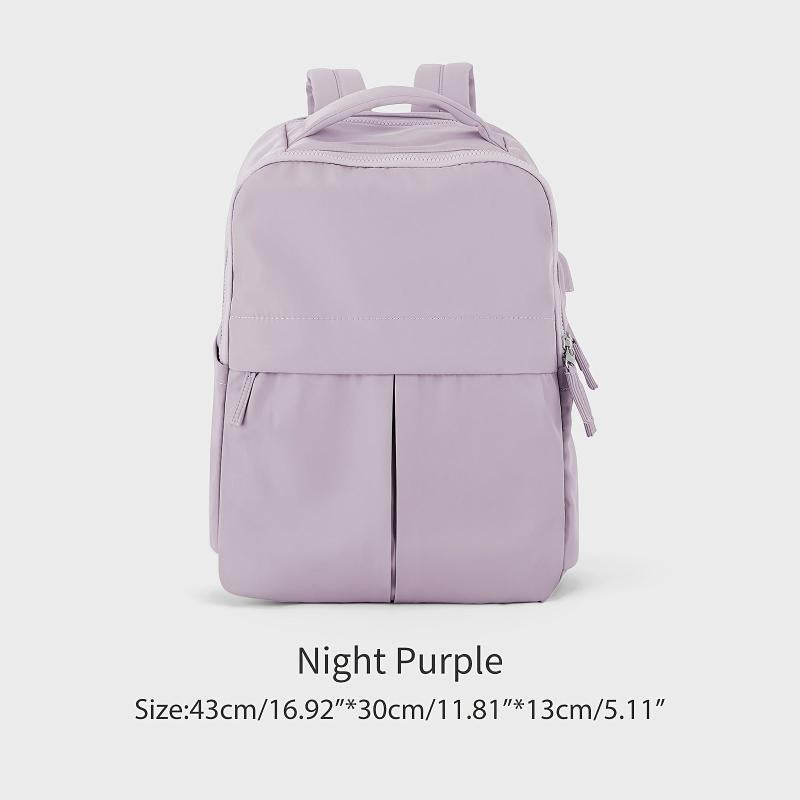 Men's Large Capacity Computer Backpack with USB Charging Port
