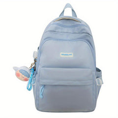 Large Capacity Solid Backpack for Women and Men