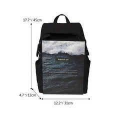 Sporty Style Backpack Casual Students Backpack Large capacity Travel Backpack