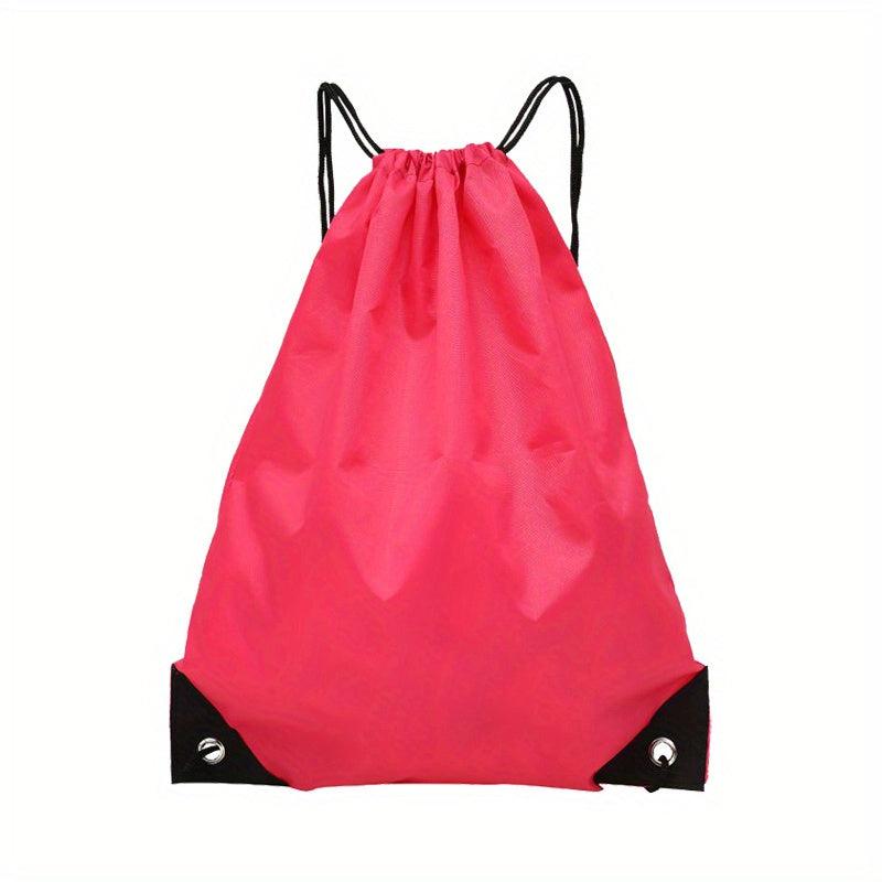 Sports Backpack Casual Drawstring Nylon Large Capacity Backpack