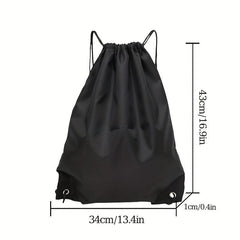Sports Backpack Casual Drawstring Nylon Large Capacity Backpack