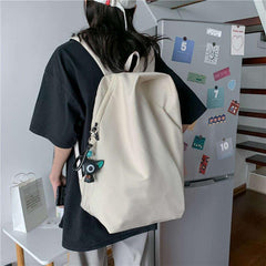 Casual Travel Large Capacity Backpack Pendant Men Women Schoolbag