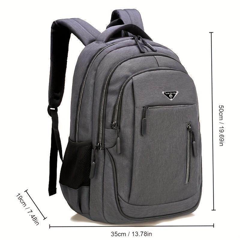 Men's Laptop Backpack USB Charging Large Capacity Travel Schoolbag