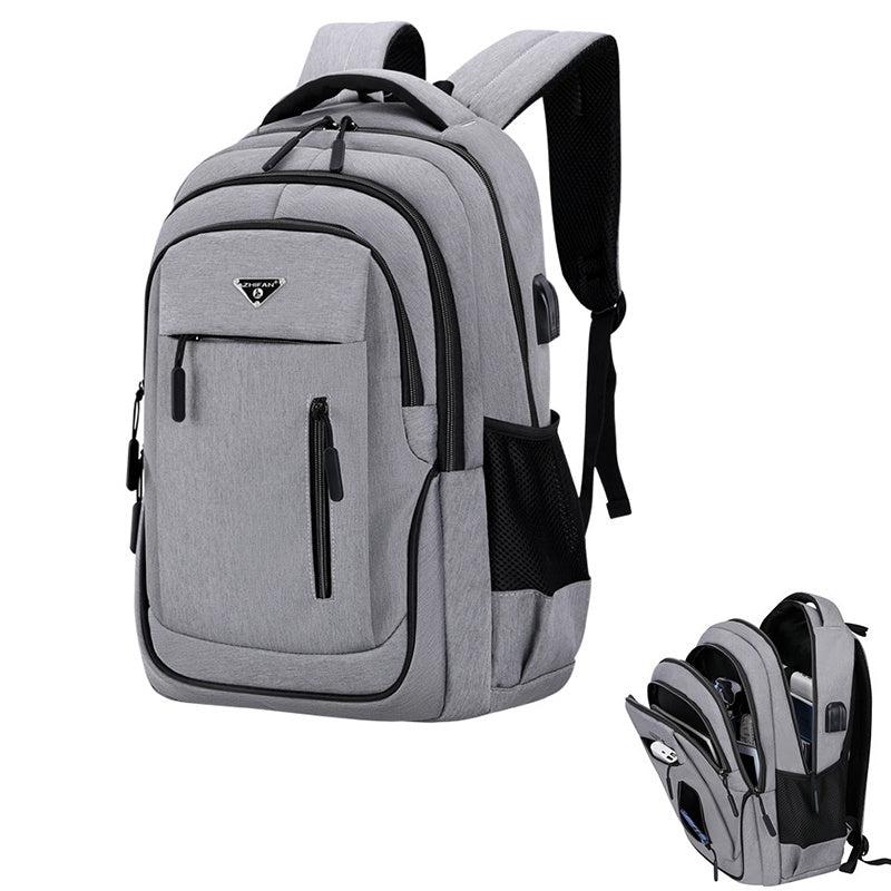 Men's Laptop Backpack USB Charging Large Capacity Travel Schoolbag