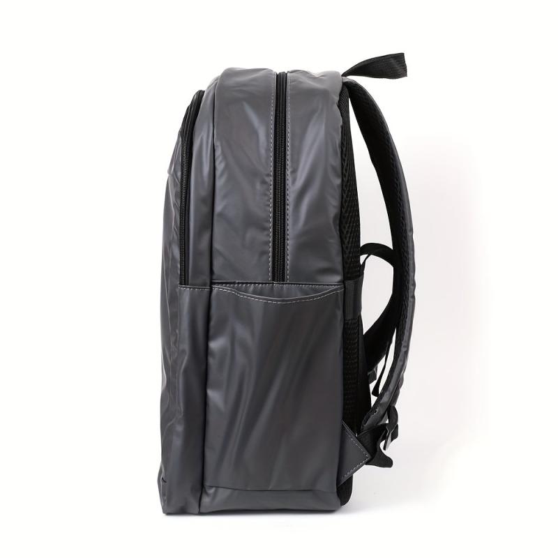 Grey Vintage Men's Daypack College Backpacks For Travel