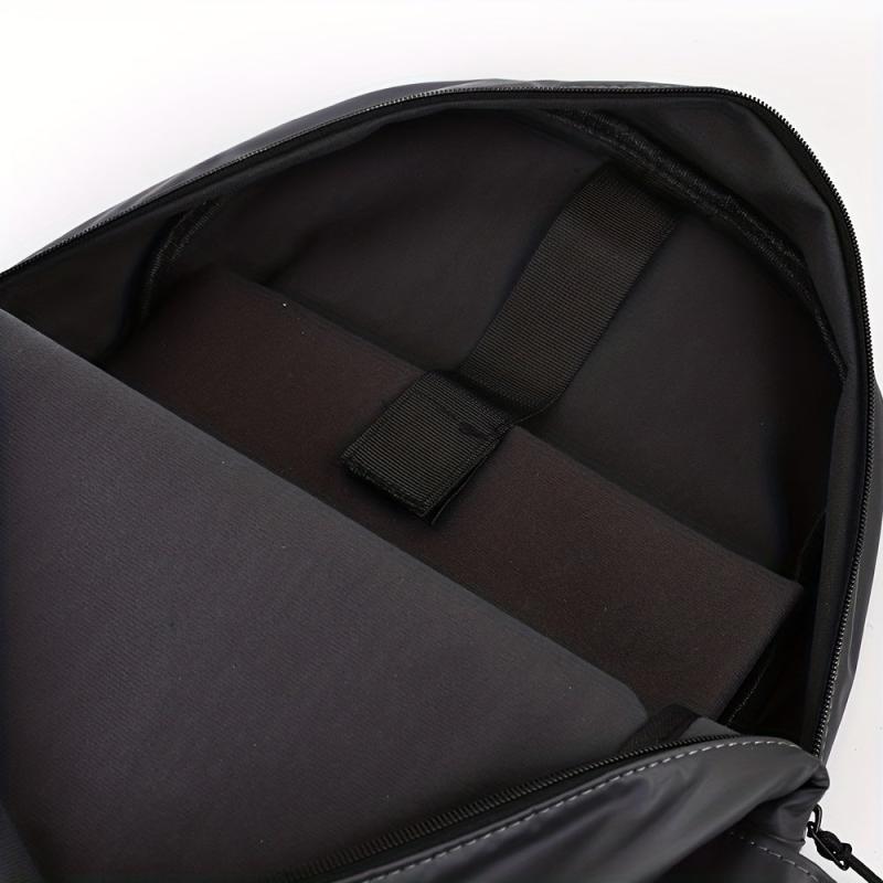 Grey Vintage Men's Daypack College Backpacks For Travel