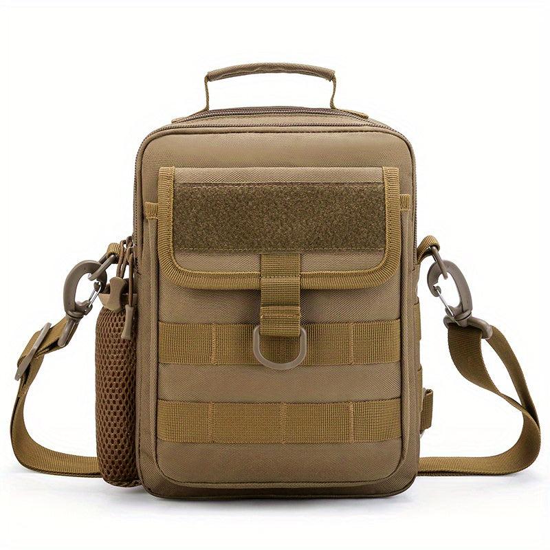 Men's Messenger Bag With Buckle & Thickened Handle Outdoor Sports Bag