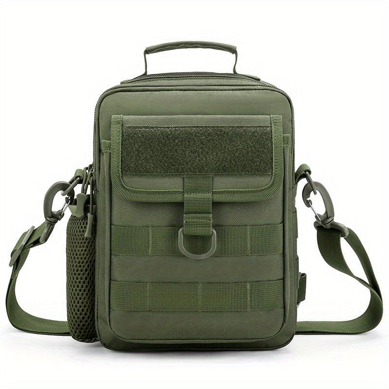Men's Messenger Bag With Buckle & Thickened Handle Outdoor Sports Bag