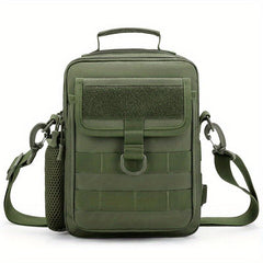 Men's Messenger Bag With Buckle & Thickened Handle Outdoor Sports Bag