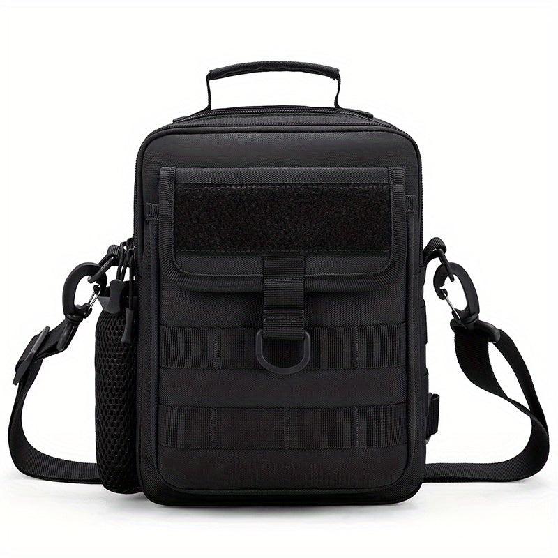 Men's Messenger Bag With Buckle & Thickened Handle Outdoor Sports Bag