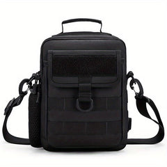 Men's Messenger Bag With Buckle & Thickened Handle Outdoor Sports Bag