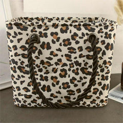 Leopard Print Travel Storage Bag Lightweight Portable Toiletry Bag