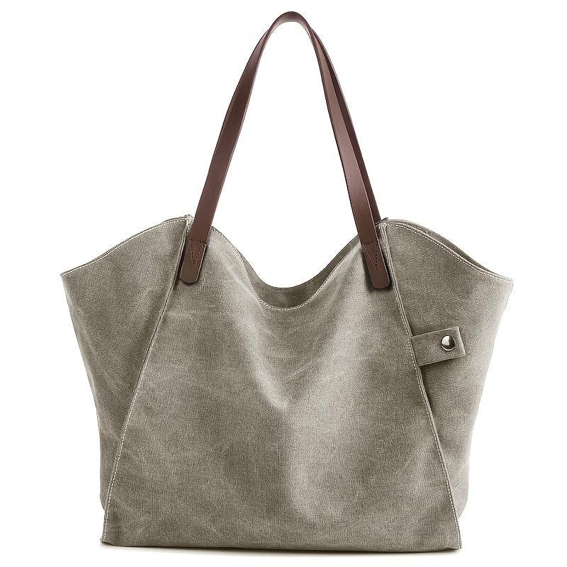Canvas Style Large Capacity Men's Bag Shopping Bag Shoulder Bag