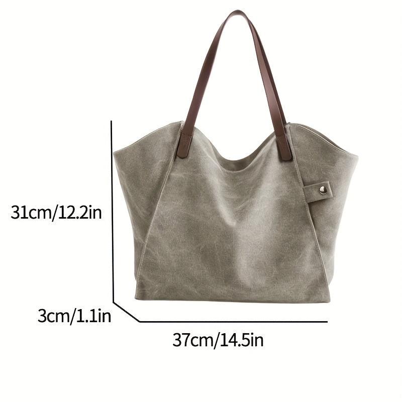 Canvas Style Large Capacity Men's Bag Shopping Bag Shoulder Bag
