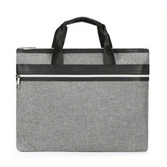 Nylon Briefcase Zippered Document Organizer Handbag