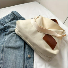 Canvas Shoulder Bag Large Capacity Crossbody Bag