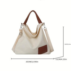 Canvas Shoulder Bag Large Capacity Crossbody Bag