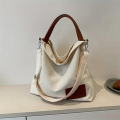 Canvas Shoulder Bag Large Capacity Crossbody Bag