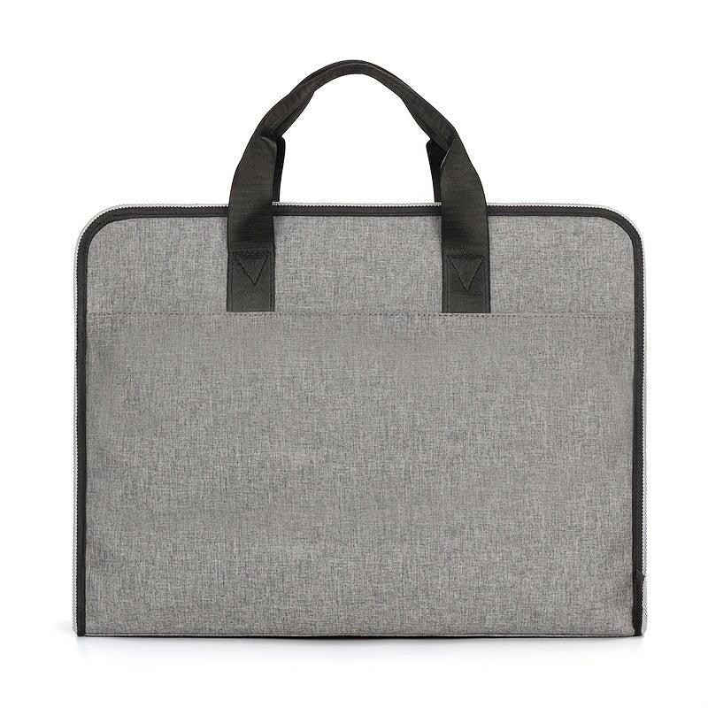 Nylon Briefcase Document Organizer Office Bag