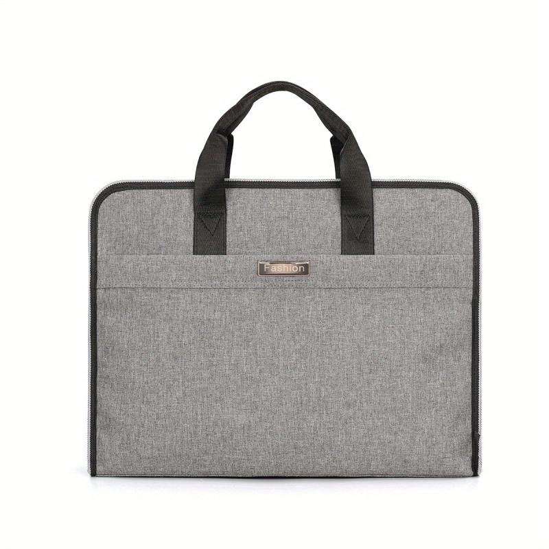 Nylon Briefcase Document Organizer Office Bag