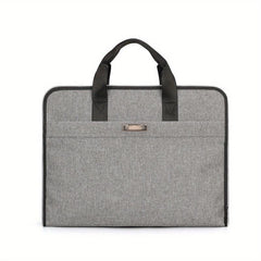 Nylon Briefcase Document Organizer Office Bag