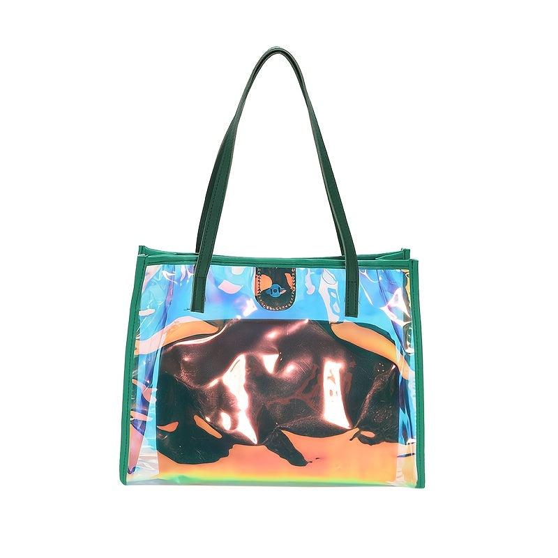 Clear Tote Bag Large capacity Handbag See Through Shoulder Bag