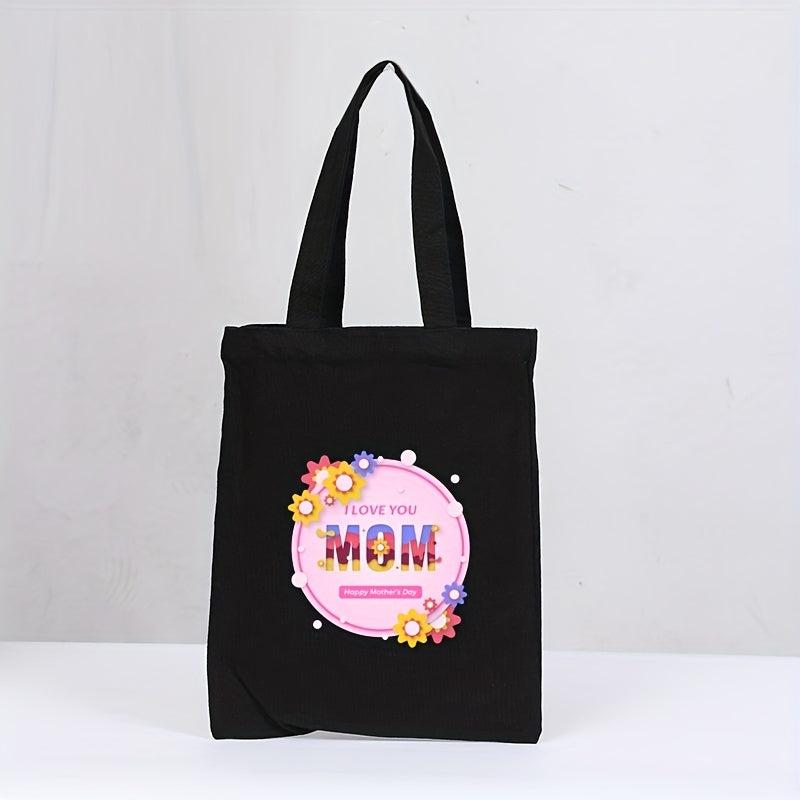 Custom Pattern Canvas Shoulder Bag - Mother's Series