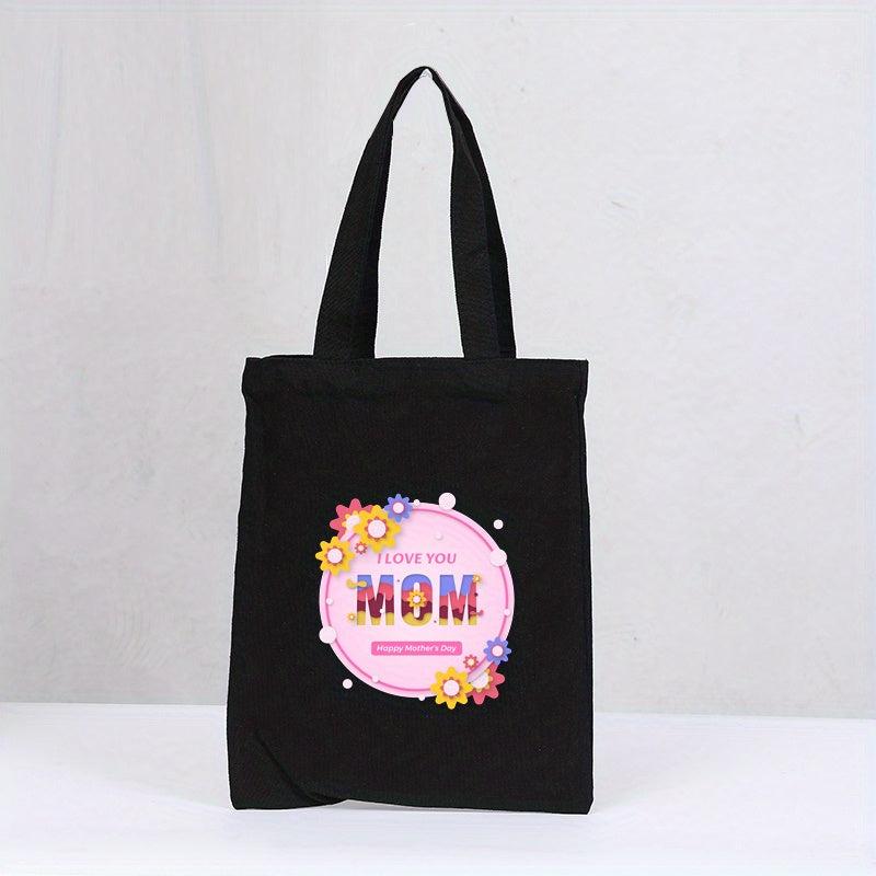Custom Pattern Canvas Shoulder Bag - Mother's Series