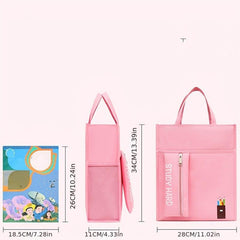 Waterproof Student Cartoon Tote Bag