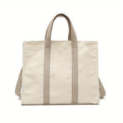 Canvas Shoulder Tote Bag Large Capacity for Students
