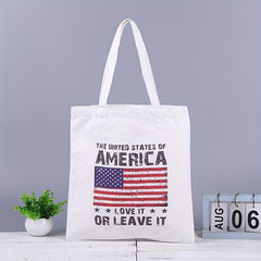 Independence Casual Canvas Tote Bag Large Capacity Shoulder Bag