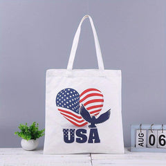 Independence Casual Canvas Tote Bag Large Capacity Shoulder Bag