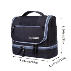 Men's Travel Toiletry Bag Dry Wet Separation Portable Cosmetic Storage Bag